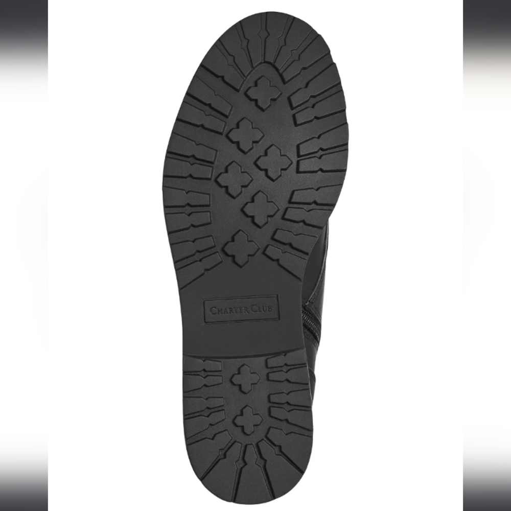 Charter Club Shiloh Combat Booties Black 8 - Picture 6 of 9